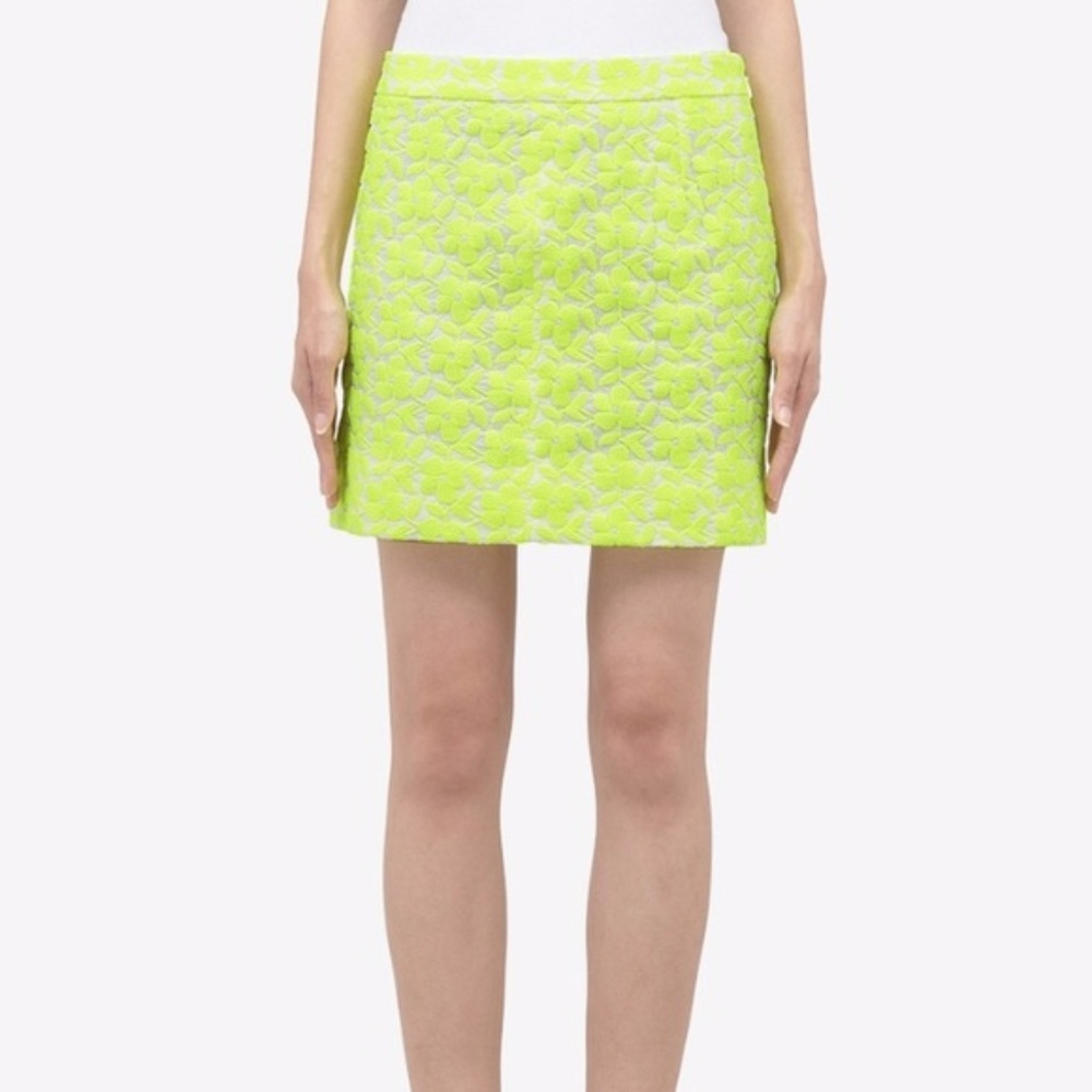 J.Crew NWT Neon Floral Skirt Size 8